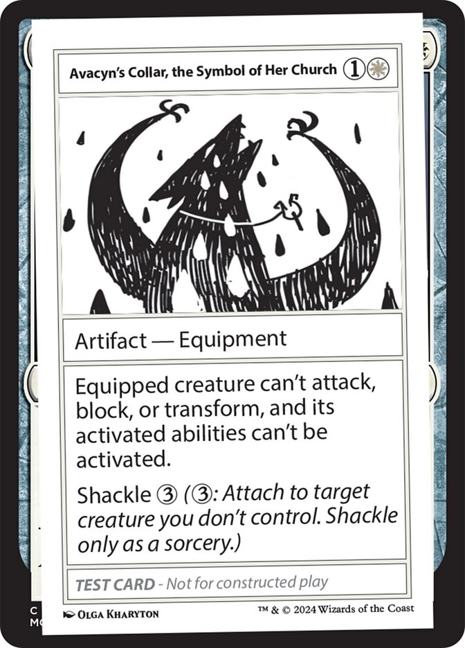 Magic the Gathering Card - Avacyn's Collar, the Symbol of Her Church - MTG Circle