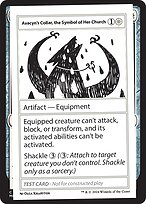 Magic the Gathering Card - Avacyn's Collar, the Symbol of Her Church - MTG Circle