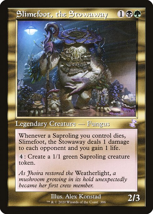 Magic the Gathering Card - Slimefoot, the Stowaway - MTG Circle