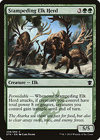 Magic the Gathering Card - Stampeding Elk Herd - MTG Circle