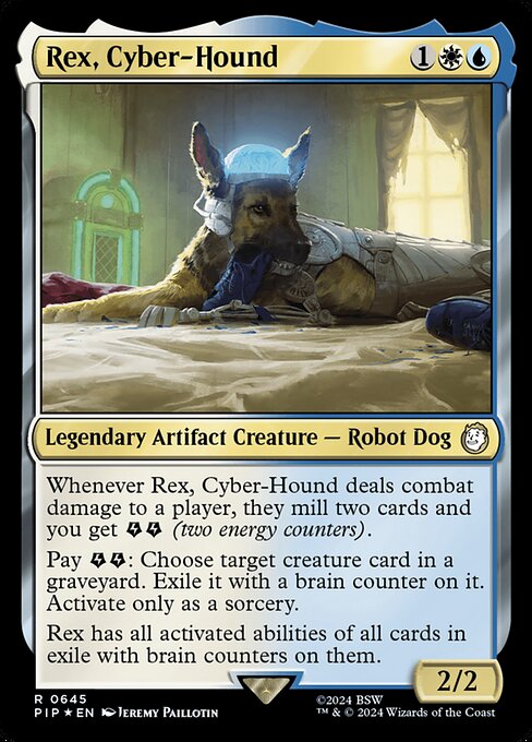 Magic the Gathering Card - Rex, Cyber-Hound - MTG Circle
