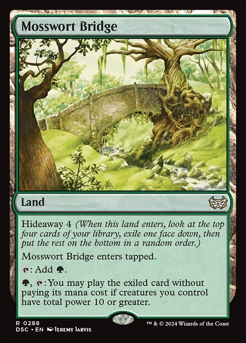 Magic the Gathering Card - Mosswort Bridge - MTG Circle