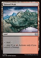 Magic the Gathering Card - Tainted Peak - MTG Circle
