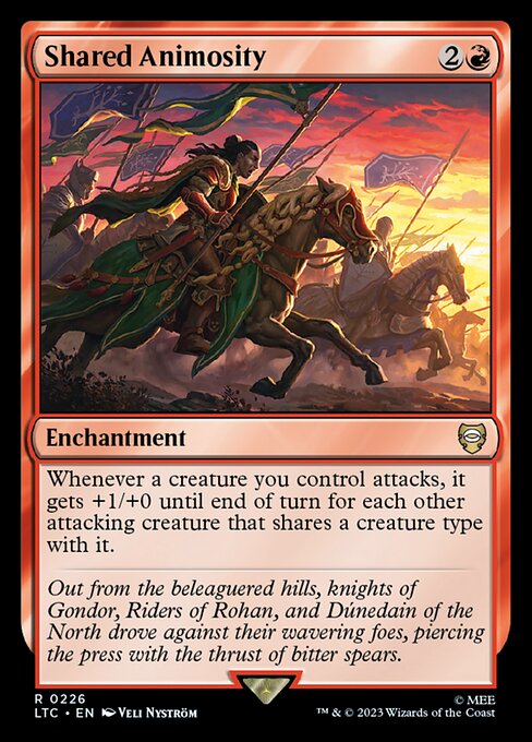 Magic the Gathering Card - Shared Animosity - MTG Circle