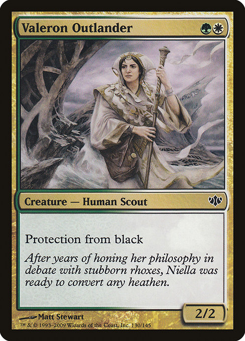 Magic the Gathering Card - Valeron Outlander - MTG Circle