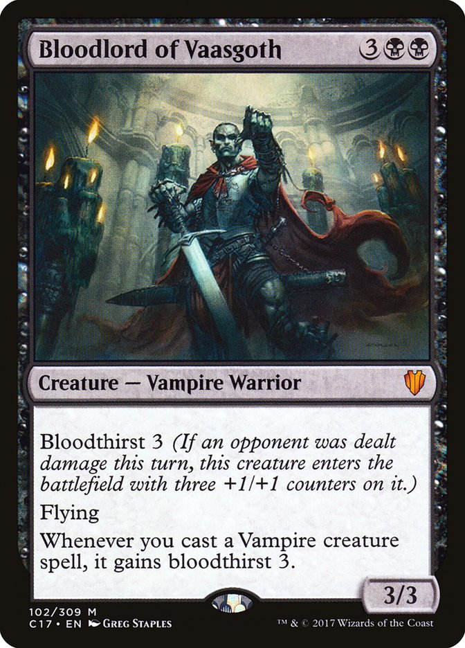 Magic the Gathering Card - Bloodlord of Vaasgoth - MTG Circle