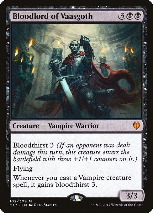 Magic the Gathering Card - Bloodlord of Vaasgoth - MTG Circle