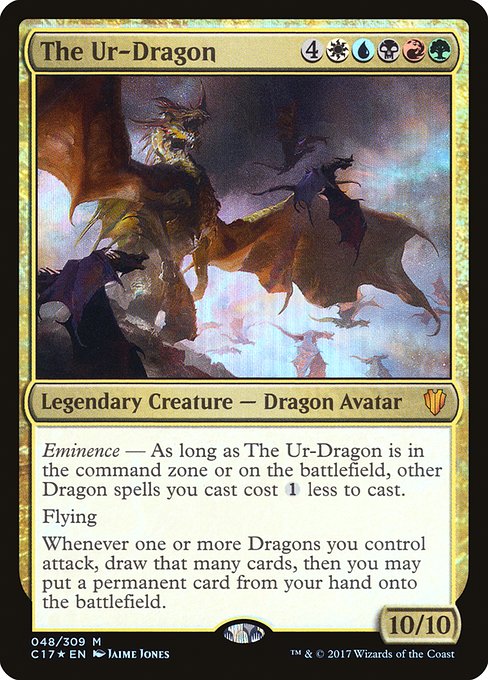 Magic the Gathering Card - The Ur-Dragon - MTG Circle