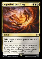 Magic the Gathering Card - Anguished Unmaking - MTG Circle
