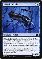 Magic the Gathering Card - Steelfin Whale - MTG Circle