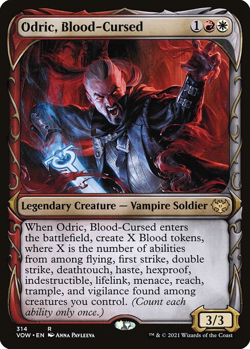 Magic the Gathering Card - Odric, Blood-Cursed - MTG Circle
