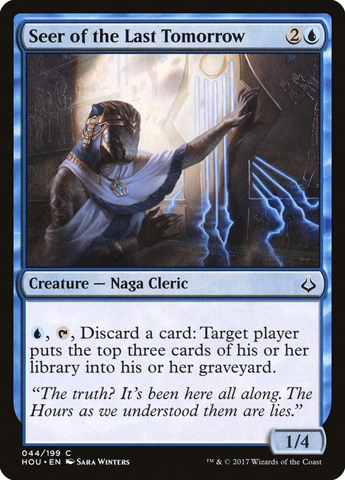 Magic the Gathering Card - Seer of the Last Tomorrow - MTG Circle