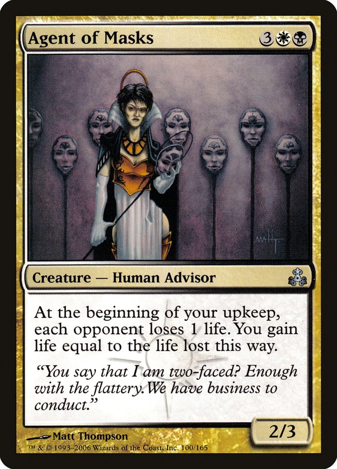Magic the Gathering Card - Agent of Masks - MTG Circle