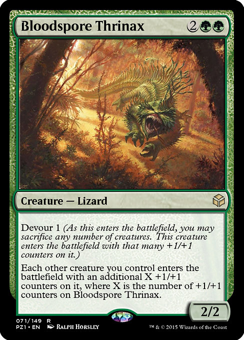 Magic the Gathering Card - Bloodspore Thrinax - MTG Circle