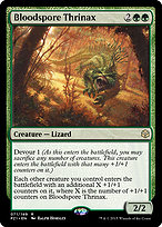 Magic the Gathering Card - Bloodspore Thrinax - MTG Circle