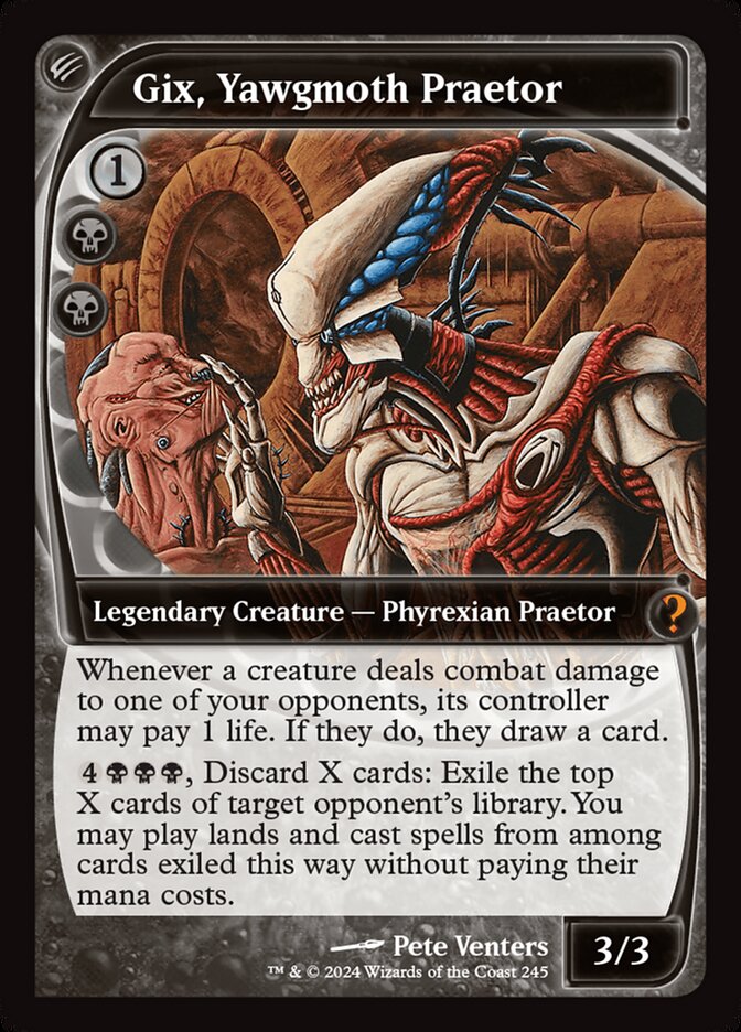 Magic the Gathering Card - Gix, Yawgmoth Praetor - MTG Circle