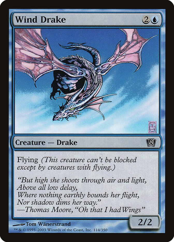 Magic the Gathering Card - Wind Drake - MTG Circle