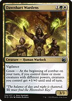 Magic the Gathering Card - Dawnhart Wardens - MTG Circle