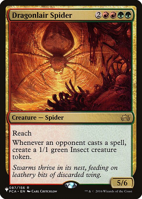 Magic the Gathering Card - Dragonlair Spider - MTG Circle