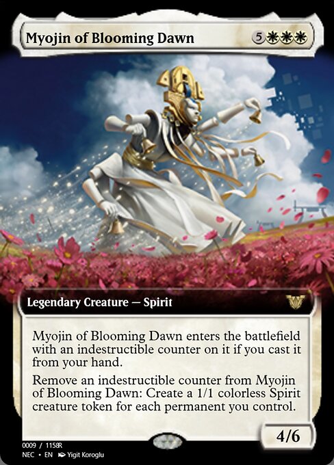 Magic the Gathering Card - Myojin of Blooming Dawn - MTG Circle