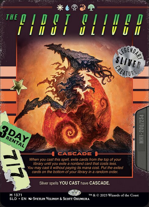 Magic the Gathering Card - The First Sliver - MTG Circle