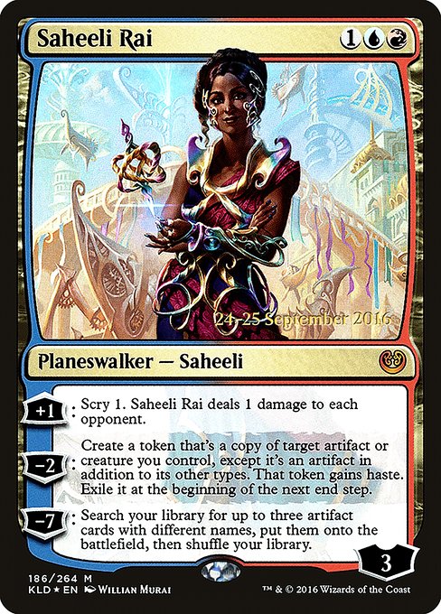 Magic the Gathering Card - Saheeli Rai - MTG Circle