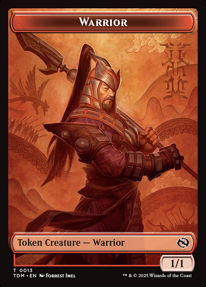 Magic the Gathering Card - Warrior - MTG Circle