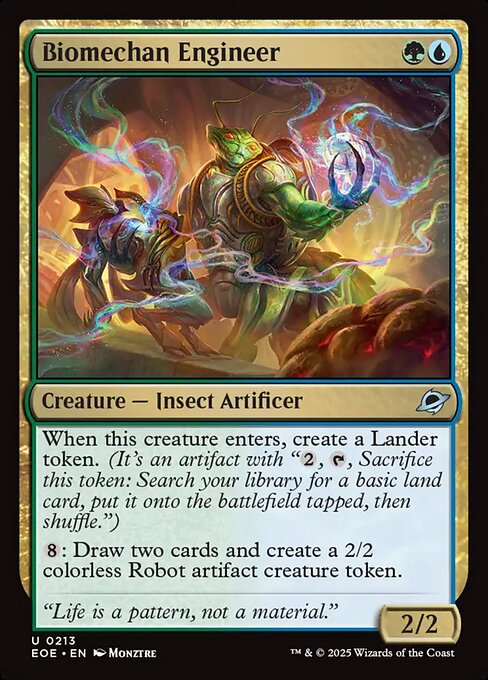 Magic the Gathering Card - Biomechan Engineer - MTG Circle