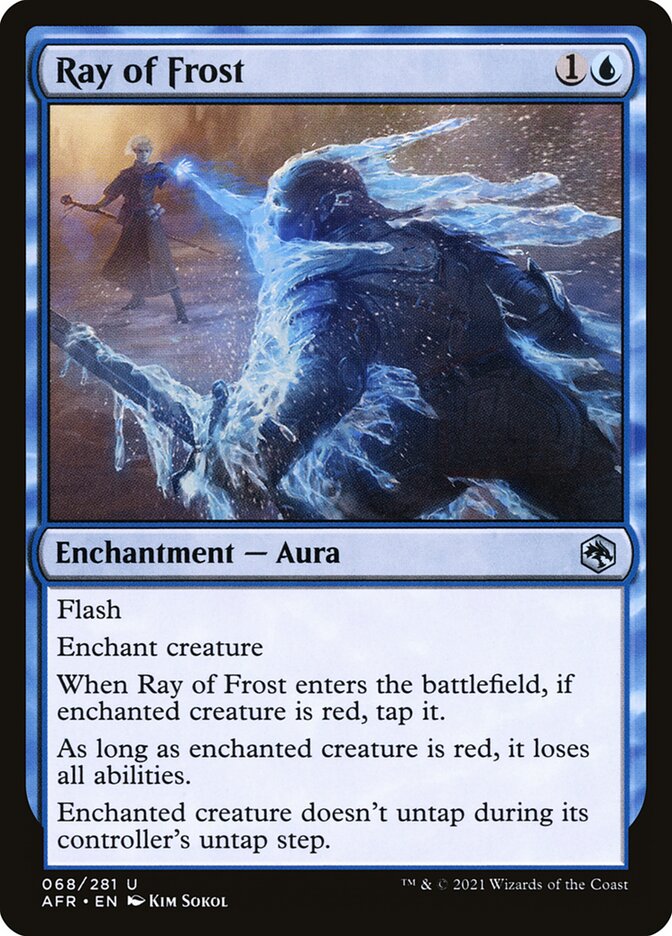 Magic the Gathering Card - Ray of Frost - MTG Circle