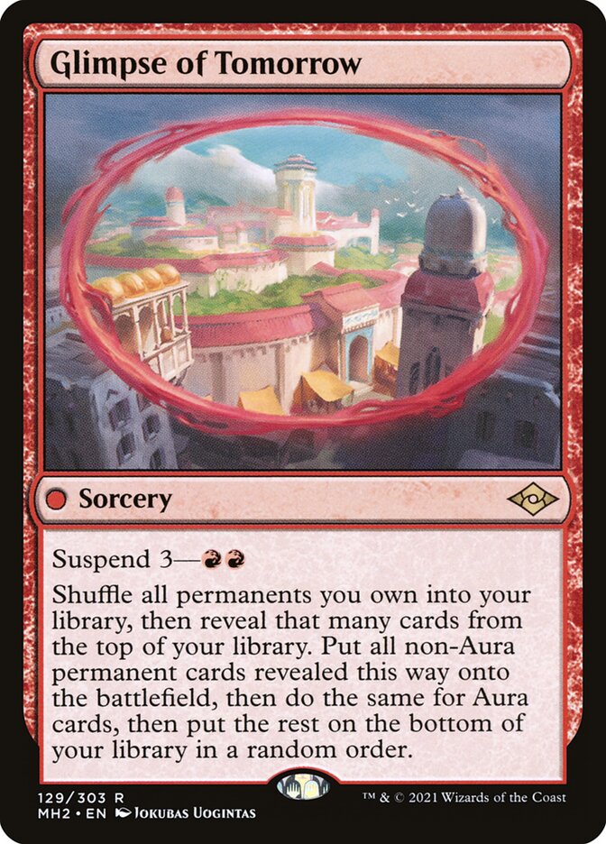 Magic the Gathering Card - Glimpse of Tomorrow - MTG Circle