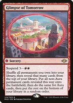 Magic the Gathering Card - Glimpse of Tomorrow - MTG Circle