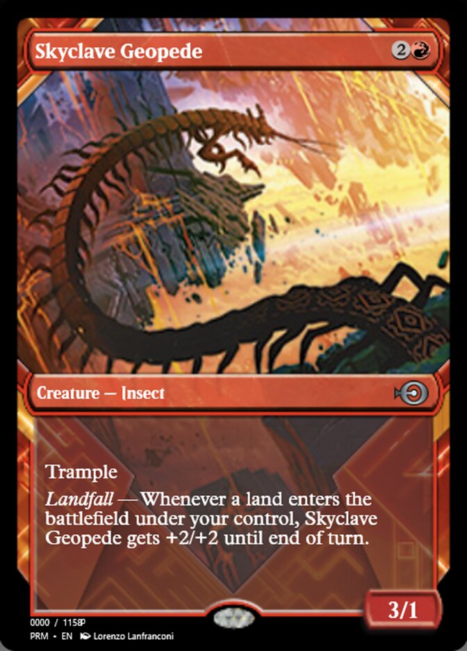 Magic the Gathering Card - Skyclave Geopede - MTG Circle