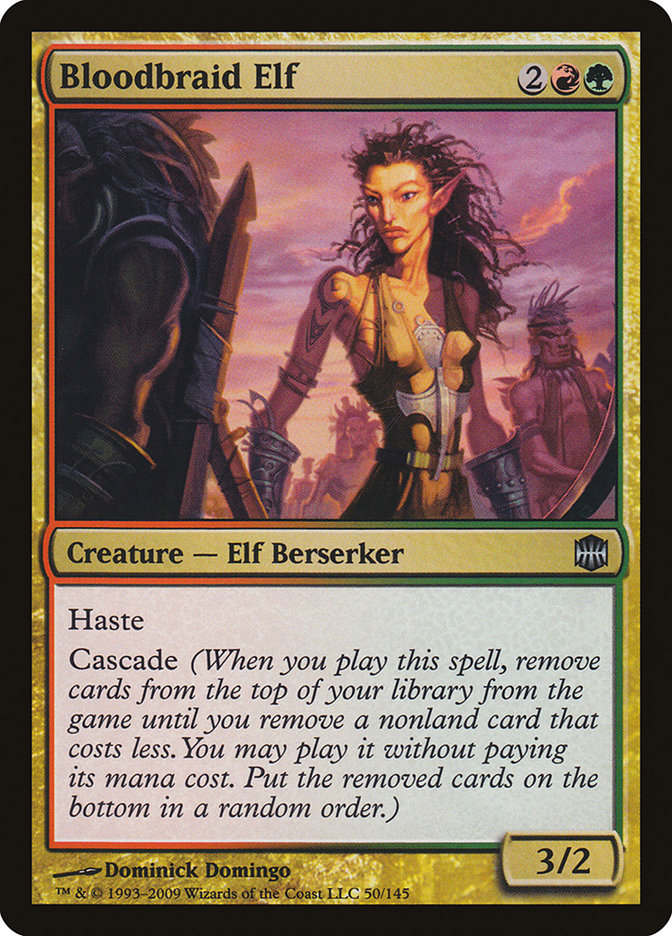 Magic the Gathering Card - Bloodbraid Elf - MTG Circle