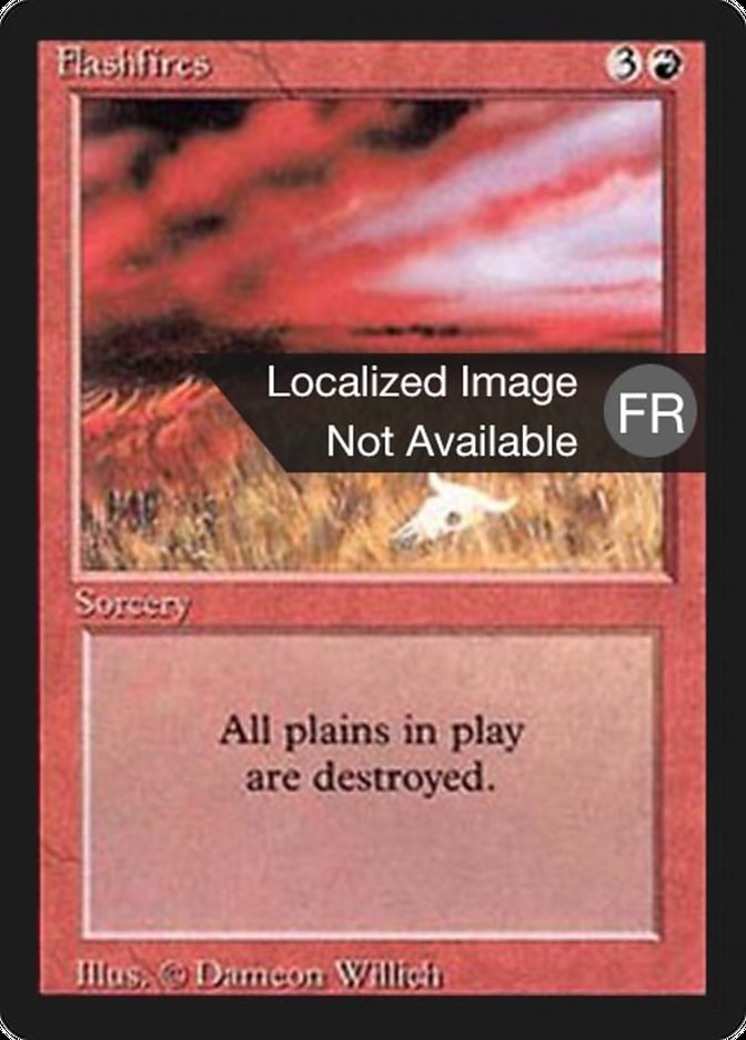 Magic the Gathering Card - Flashfires - MTG Circle