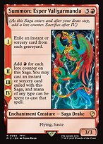 Magic the Gathering Card - Summon: Esper Valigarmanda - MTG Circle