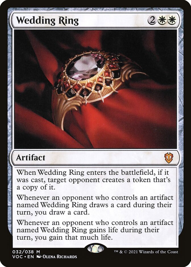 Magic the Gathering Card - Wedding Ring - MTG Circle