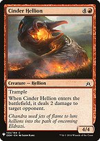 Magic the Gathering Card - Cinder Hellion - MTG Circle