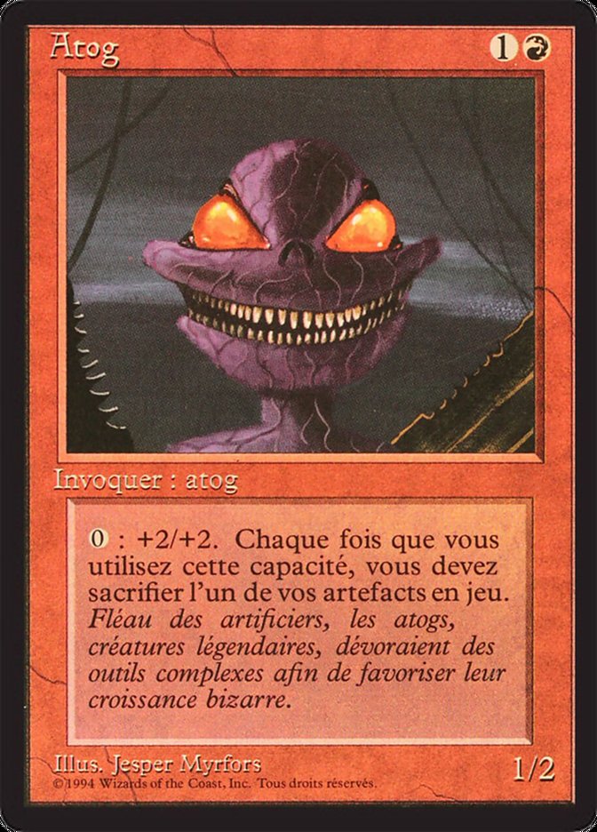 Magic the Gathering Card - Atog - MTG Circle