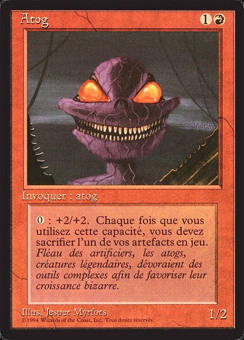 Magic the Gathering Card - Atog - MTG Circle