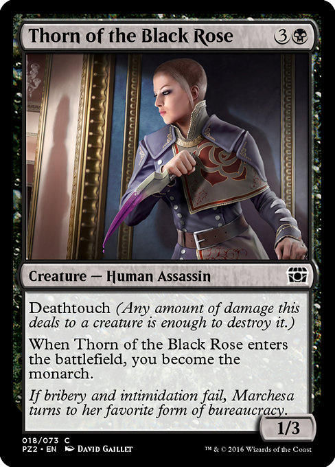 Magic the Gathering Card - Thorn of the Black Rose - MTG Circle