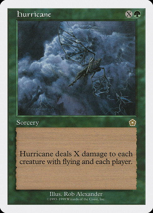 Magic the Gathering Card - Hurricane - MTG Circle