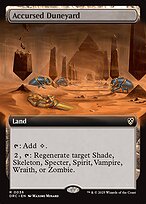 Magic the Gathering Card - Accursed Duneyard - MTG Circle