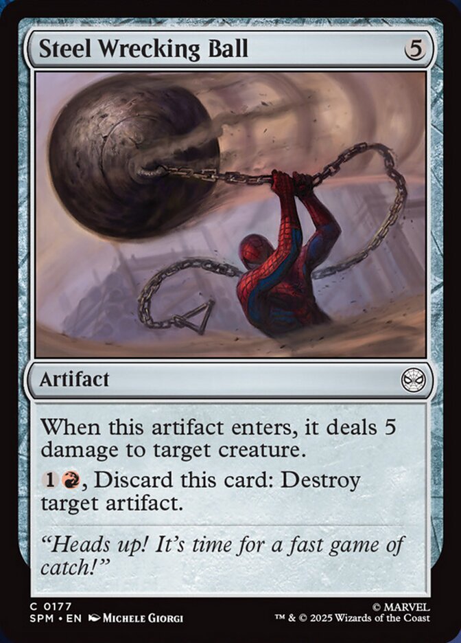 Magic the Gathering Card - Steel Wrecking Ball - MTG Circle
