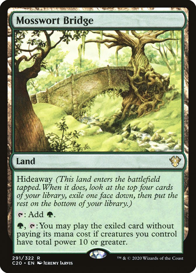 Magic the Gathering Card - Mosswort Bridge - MTG Circle