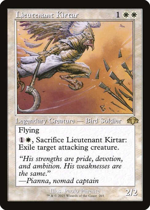 Magic the Gathering Card - Lieutenant Kirtar - MTG Circle