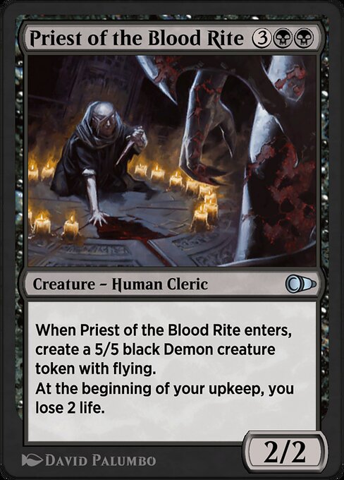 Magic the Gathering Card - Priest of the Blood Rite - MTG Circle