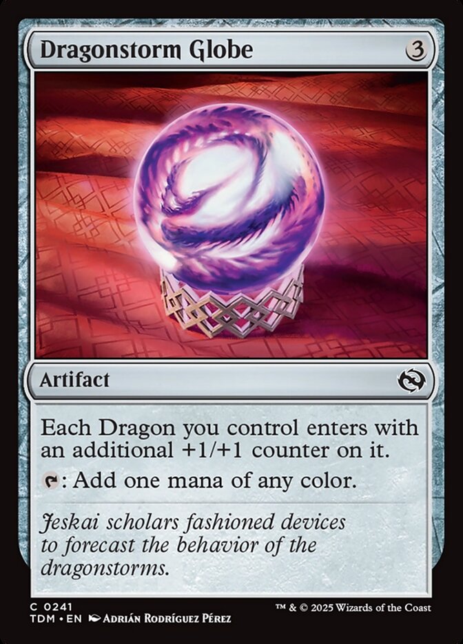 Magic the Gathering Card - Dragonstorm Globe - MTG Circle
