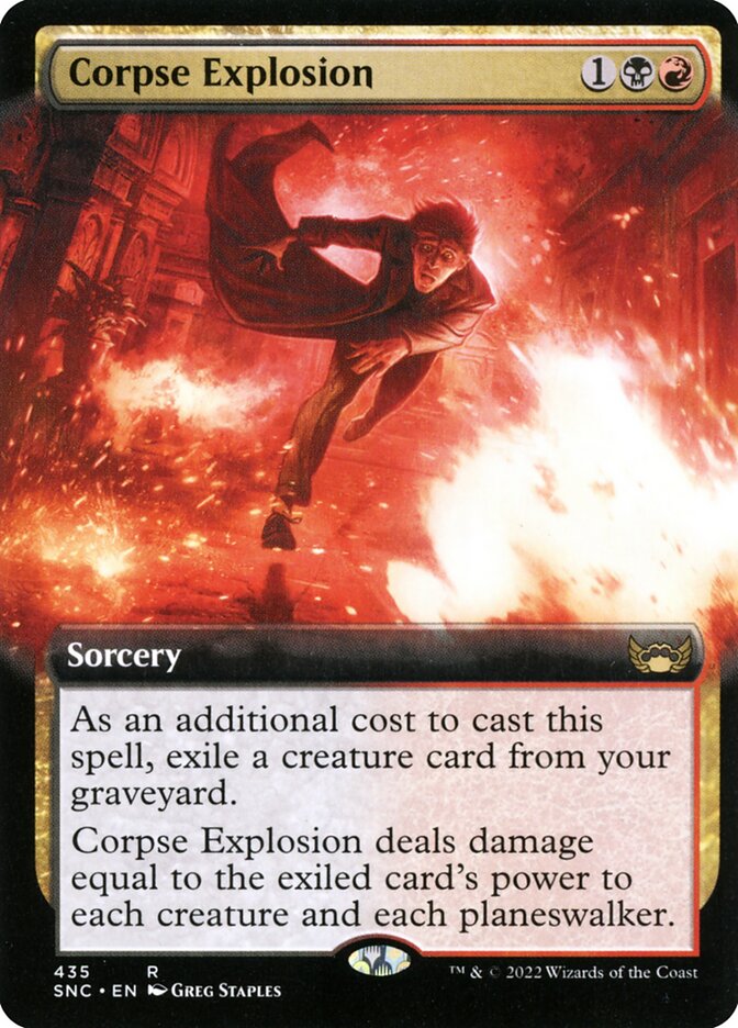 Magic the Gathering Card - Corpse Explosion - MTG Circle