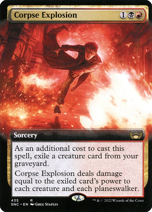 Magic the Gathering Card - Corpse Explosion - MTG Circle