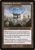 Magic the Gathering Card - Aetherflux Reservoir - MTG Circle